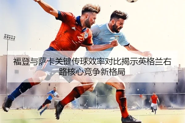 福登与萨卡关键传球效率对比揭示英格兰右路核心竞争新格局